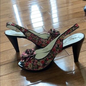 Anne Klein Floral Heels